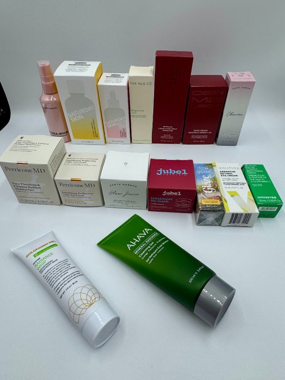 21 Pieces Mixed Brand Name Skin Care Bundle Full Sizes New